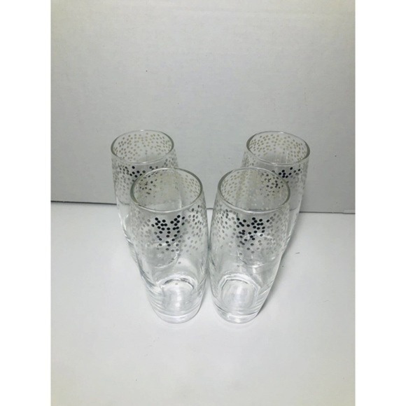 Kate Aspen Stemless Christmas Champagne Flutes - Beautiful Set Of 4 - Picture 2 of 7